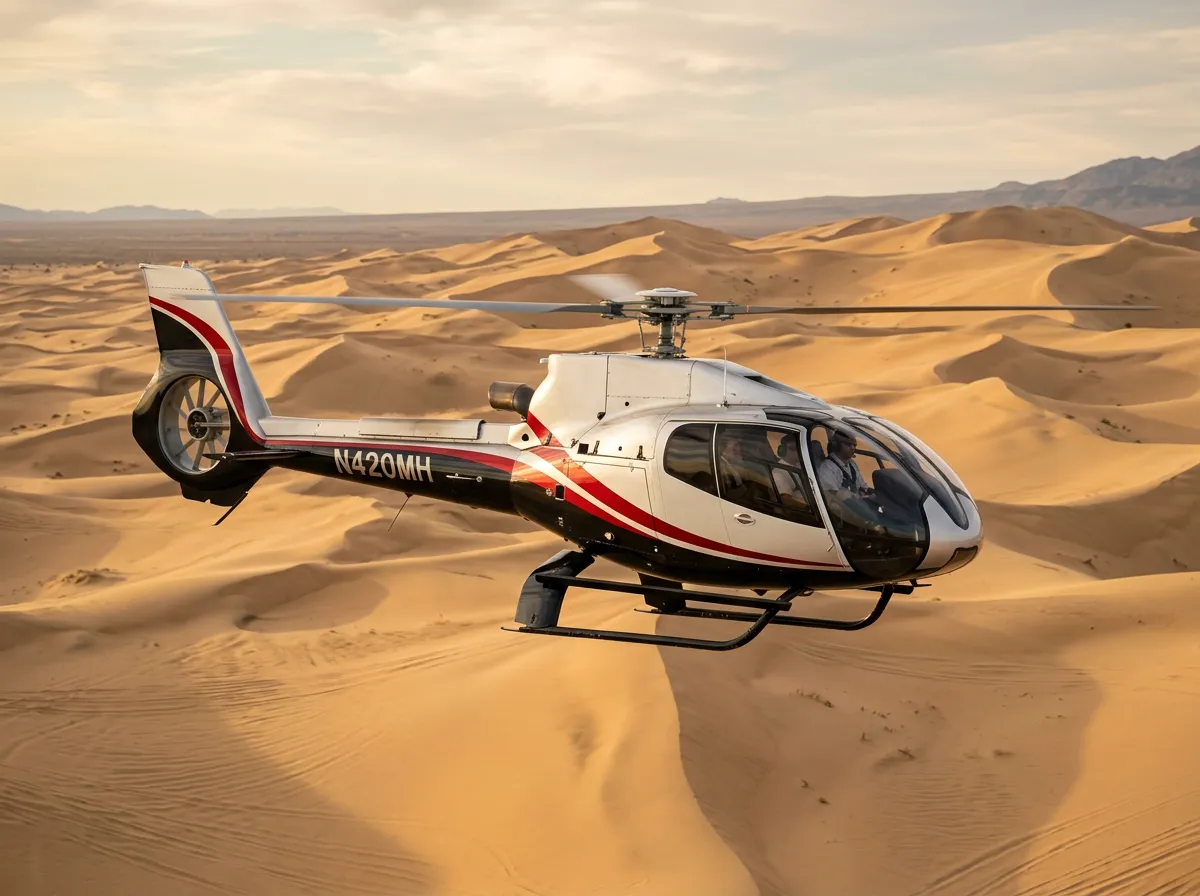 The Gulf Desert Tour — 60 minute Dubai helicopter tour