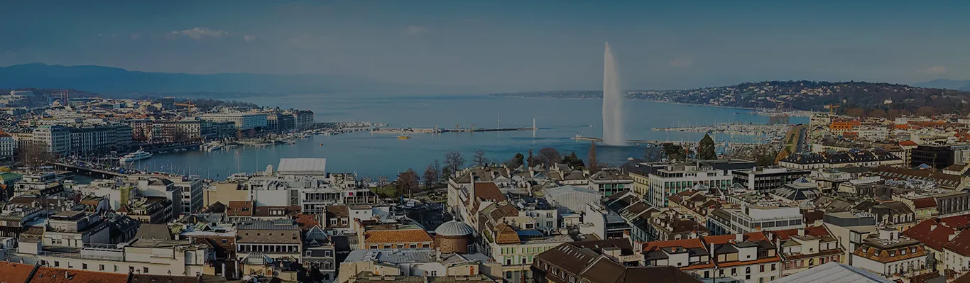 Helicopter and aircraft charter destination: Geneva