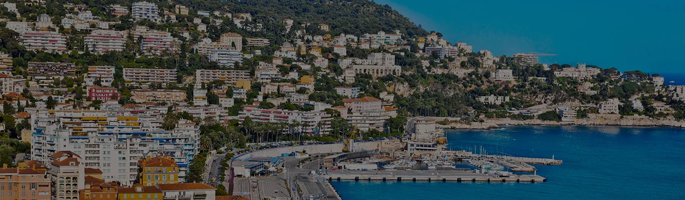 Helicopter and aircraft charter destination: Nice